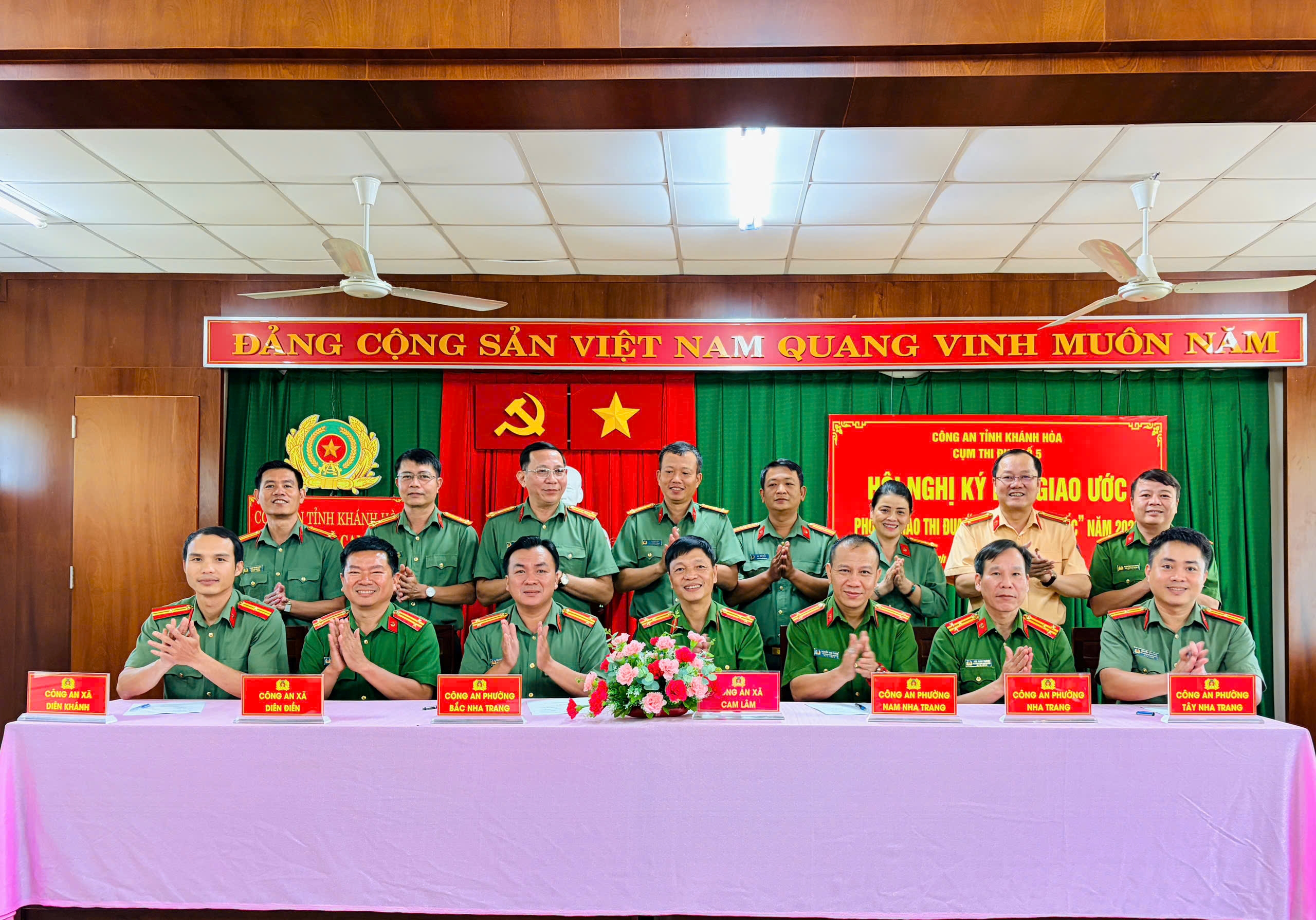 Cụm thi đua số 5 tổ chức ký kết giao ước phong trào thi đua “Vì an ninh Tổ quốc” năm 2026