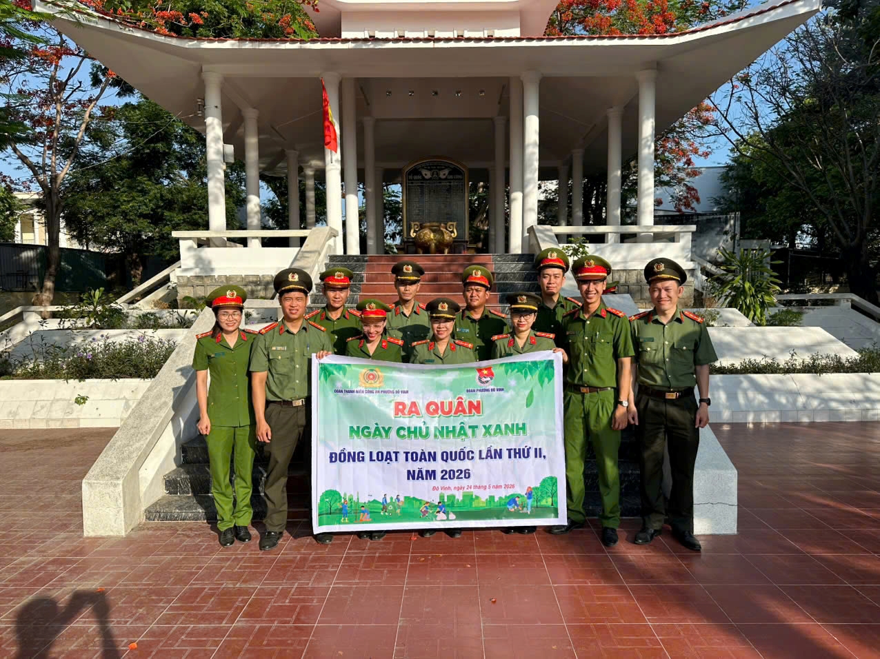 Đoàn Thanh niên Công an tỉnh Khánh Hòa ra quân, triển khai sôi nổi các hoạt động hưởng ứng “Ngày Chủ nhật xanh” đồng loạt toàn quốc lần thứ II - năm 2026
