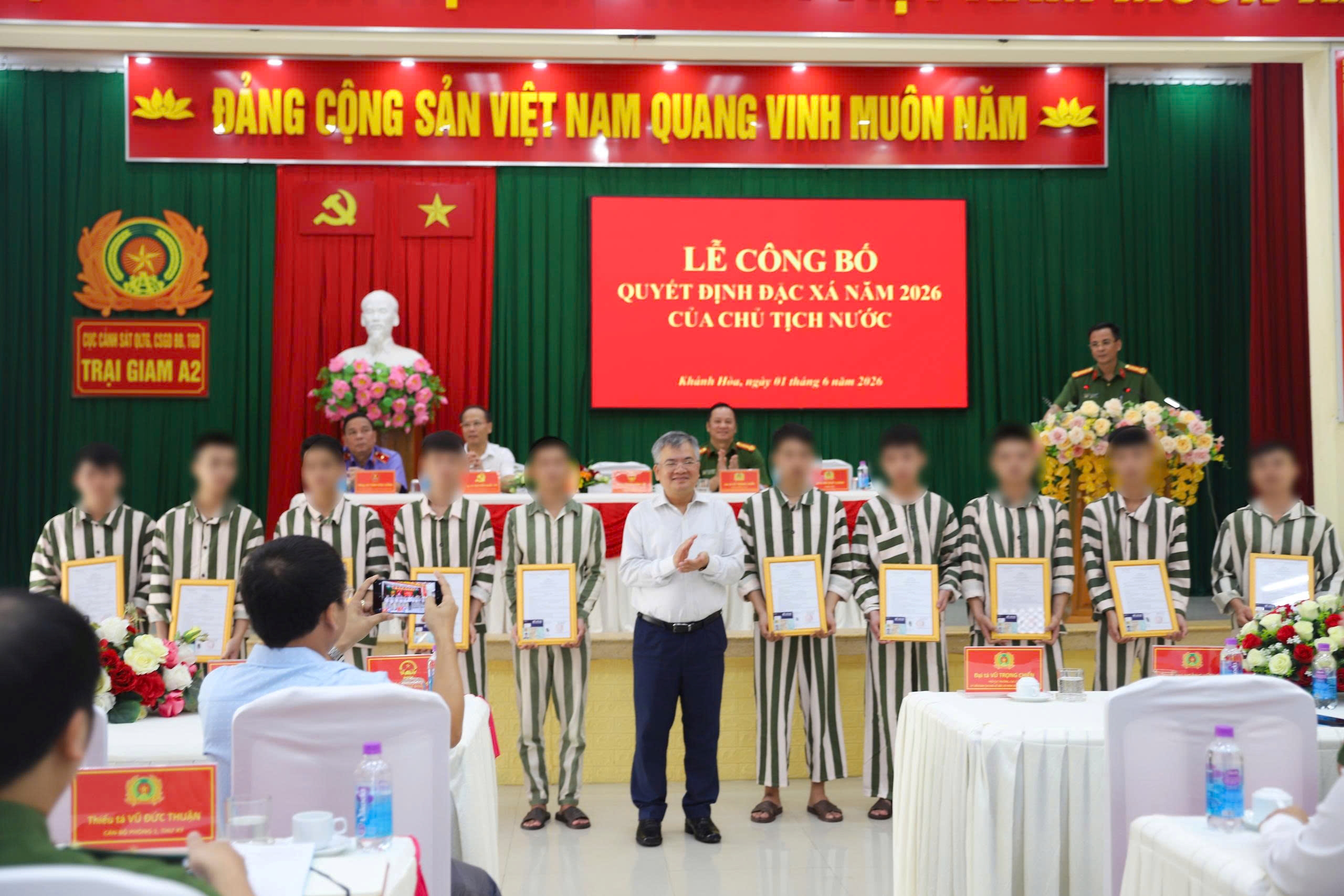Trại giam A2 công bố quyết định đặc xá năm 2026