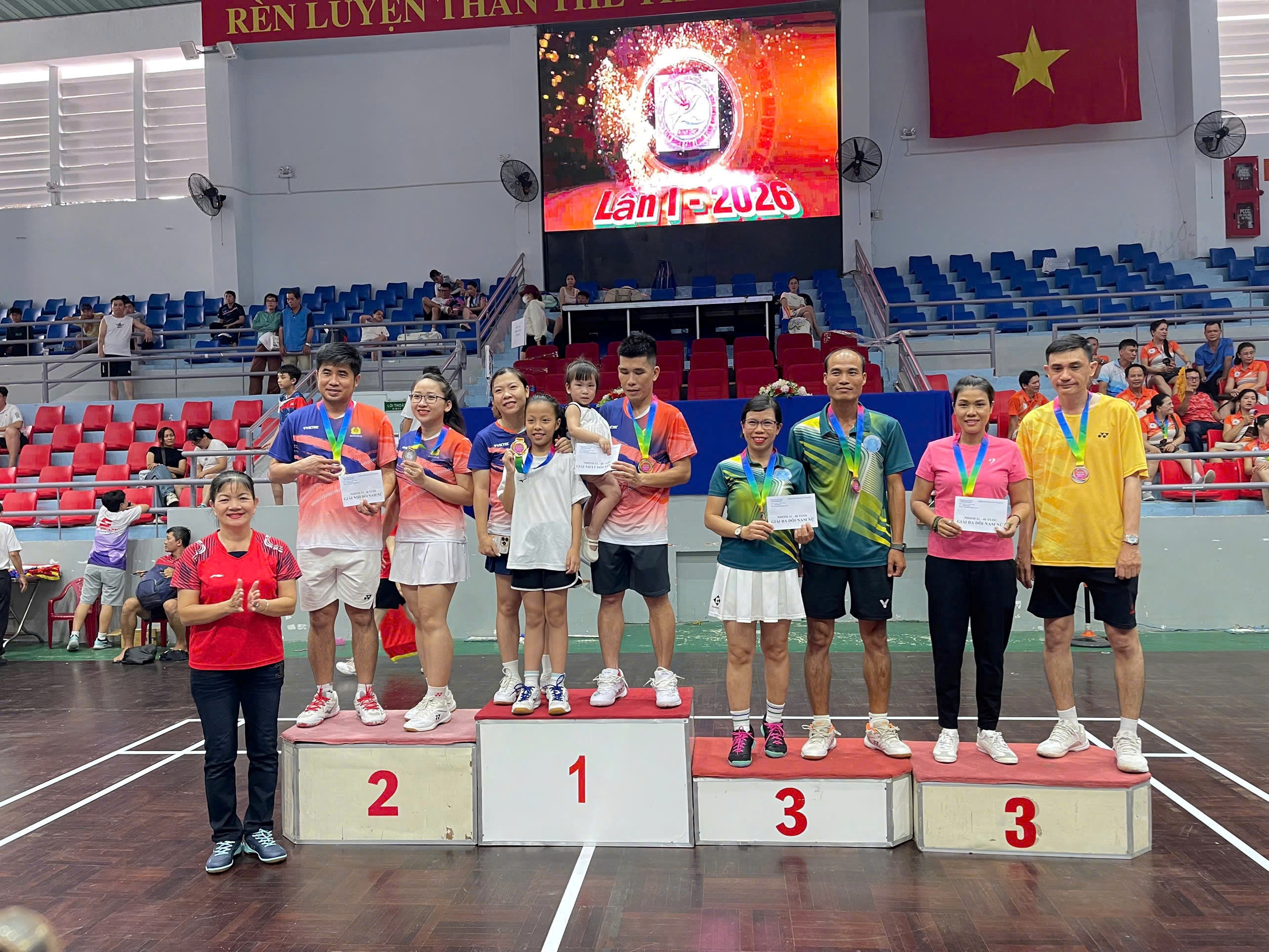 Công an tỉnh Khánh Hòa đạt nhiều thành tích tại Giải cầu lông các câu lạc bộ tỉnh Khánh Hòa lần thứ I năm 2026