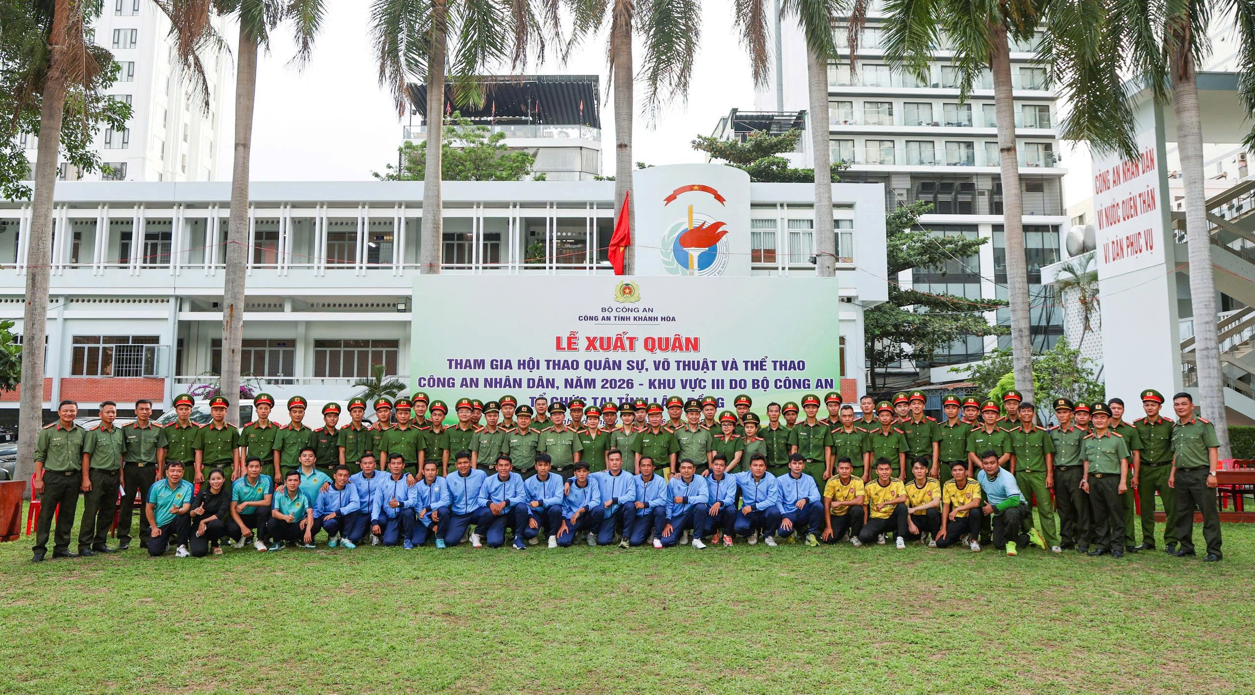 Lễ xuất quân tham gia Hội thao quân sự, võ thuật và thể thao Công an nhân dân năm 2026