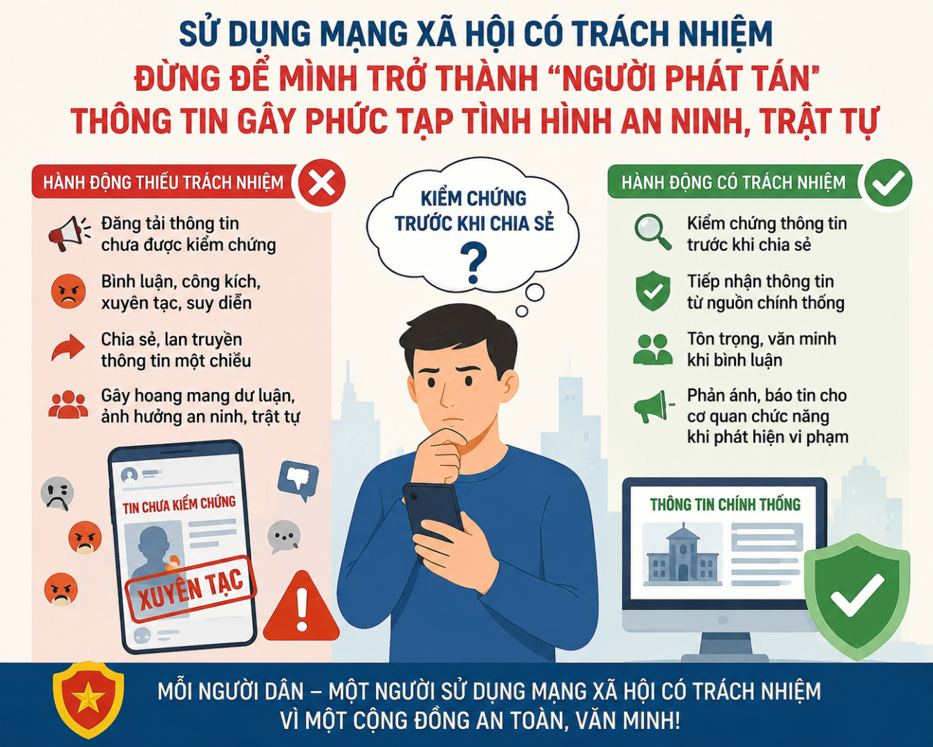 Sử dụng mạng xã hội có trách nhiệm – Đừng để mình trở thành 