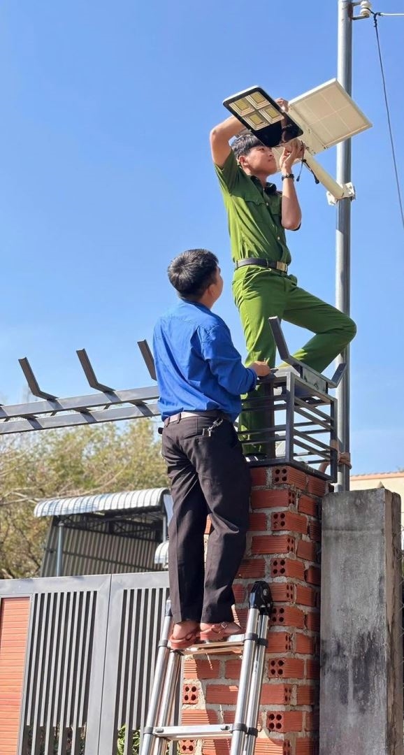 Đoàn thanh niên Công an xã Lâm Sơn phát động phong trào 