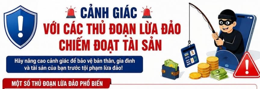 Cảnh giác với các thủ đoạn lừa đảo chiếm đoạt tài sản