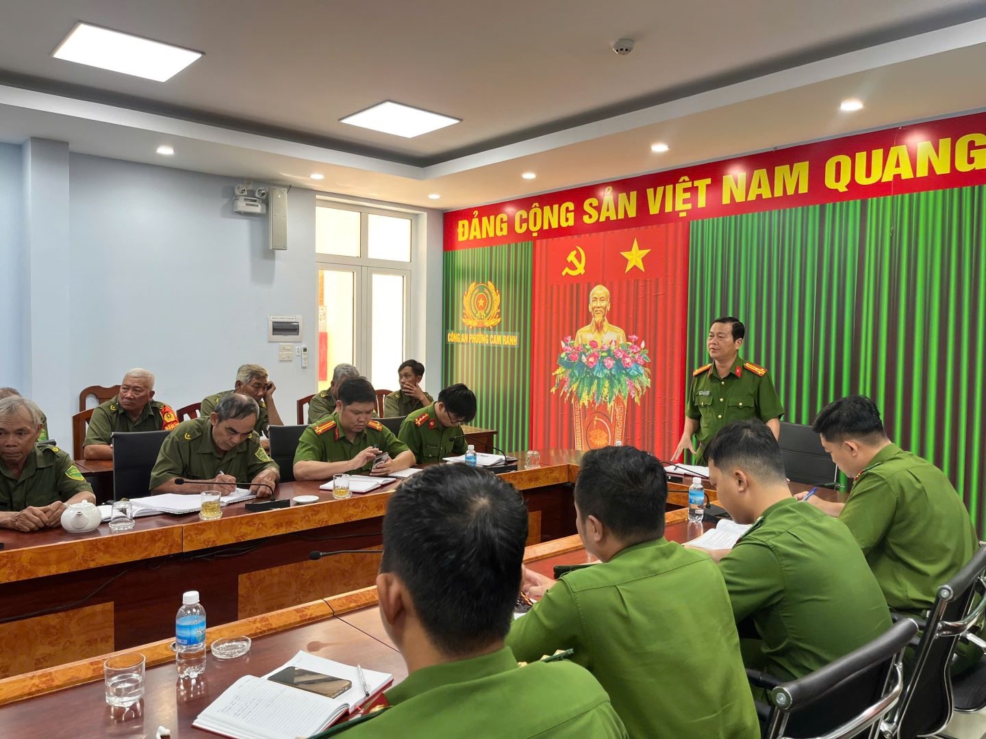 Công an phường Cam Ranh triển khai nhiệm vụ trọng tâm trong tháng 5 cho các lực lượng bảo vệ cơ sở trên địa bàn