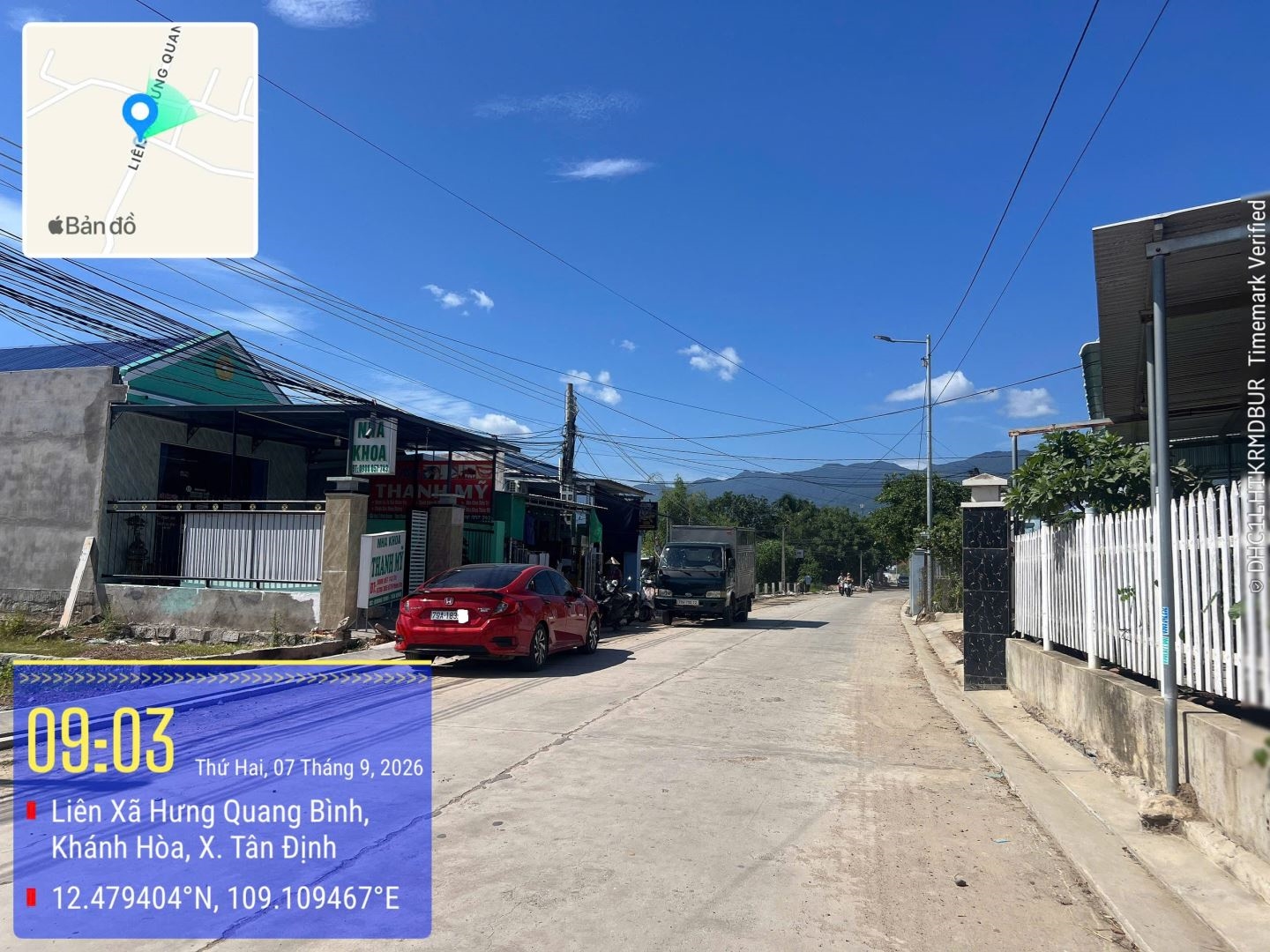 Xã Tân Định: Xử lý nghiêm trường hợp đỗ xe ngược chiều lưu thông trên tuyến đường đang nâng cấp mở rộng