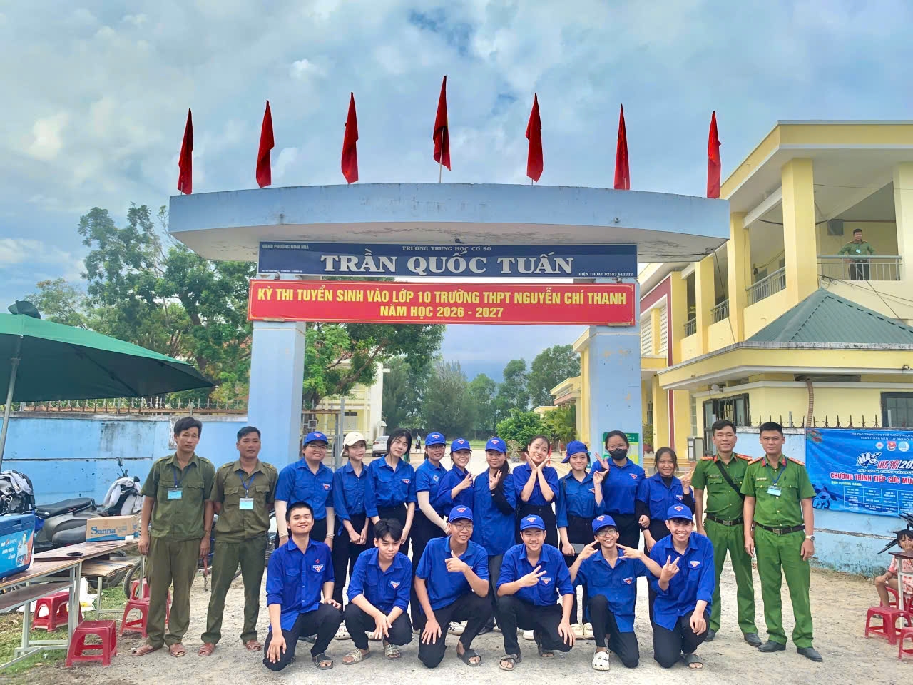 ​Công an xã Tân Định hoàn thành nhiệm vụ đảm bảo an ninh trật tự kỳ thi tuyển sinh lớp 10