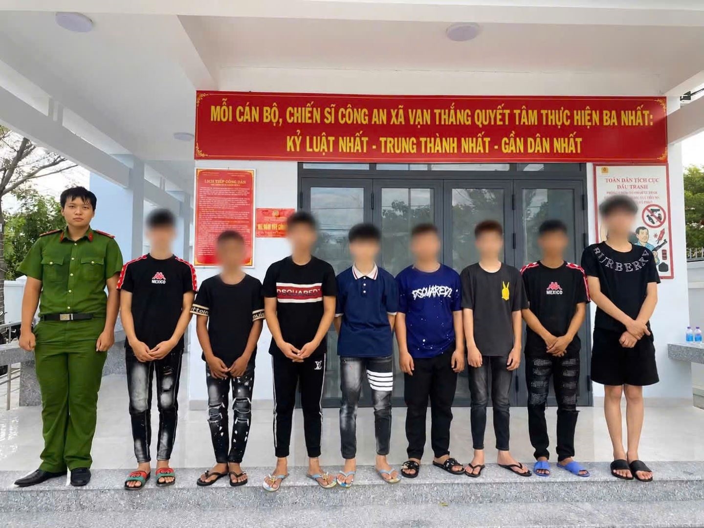 Công an xã Vạn Thắng nâng cao hiệu quả công tác quản lý, giáo dục thanh thiếu niên tại cơ sở