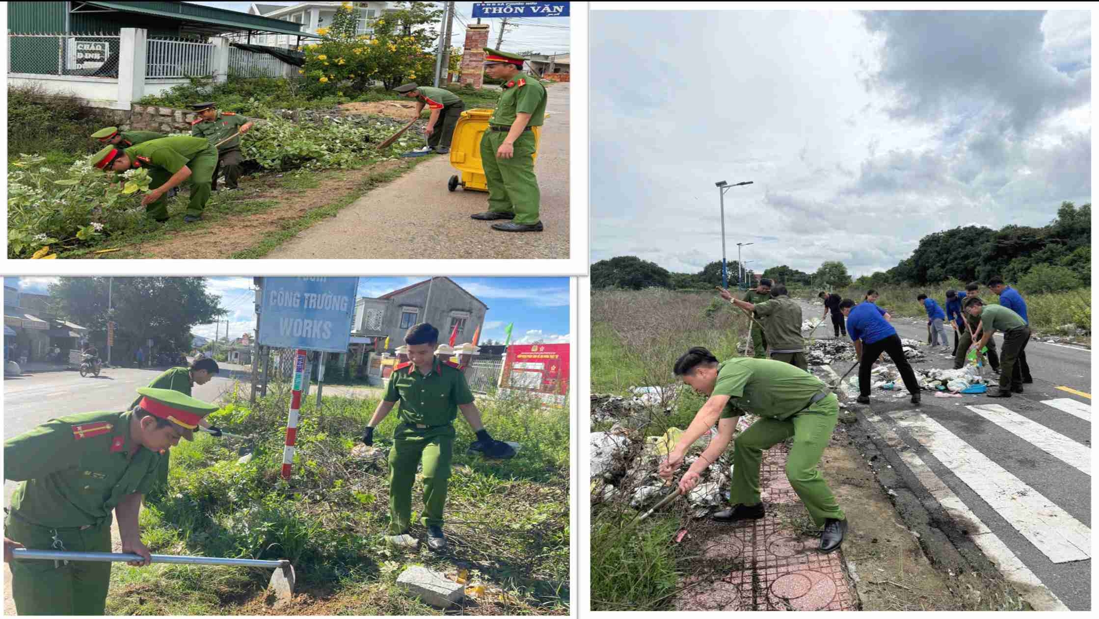 Tuổi trẻ Công an tỉnh Khánh Hòa đồng loạt ra quân 