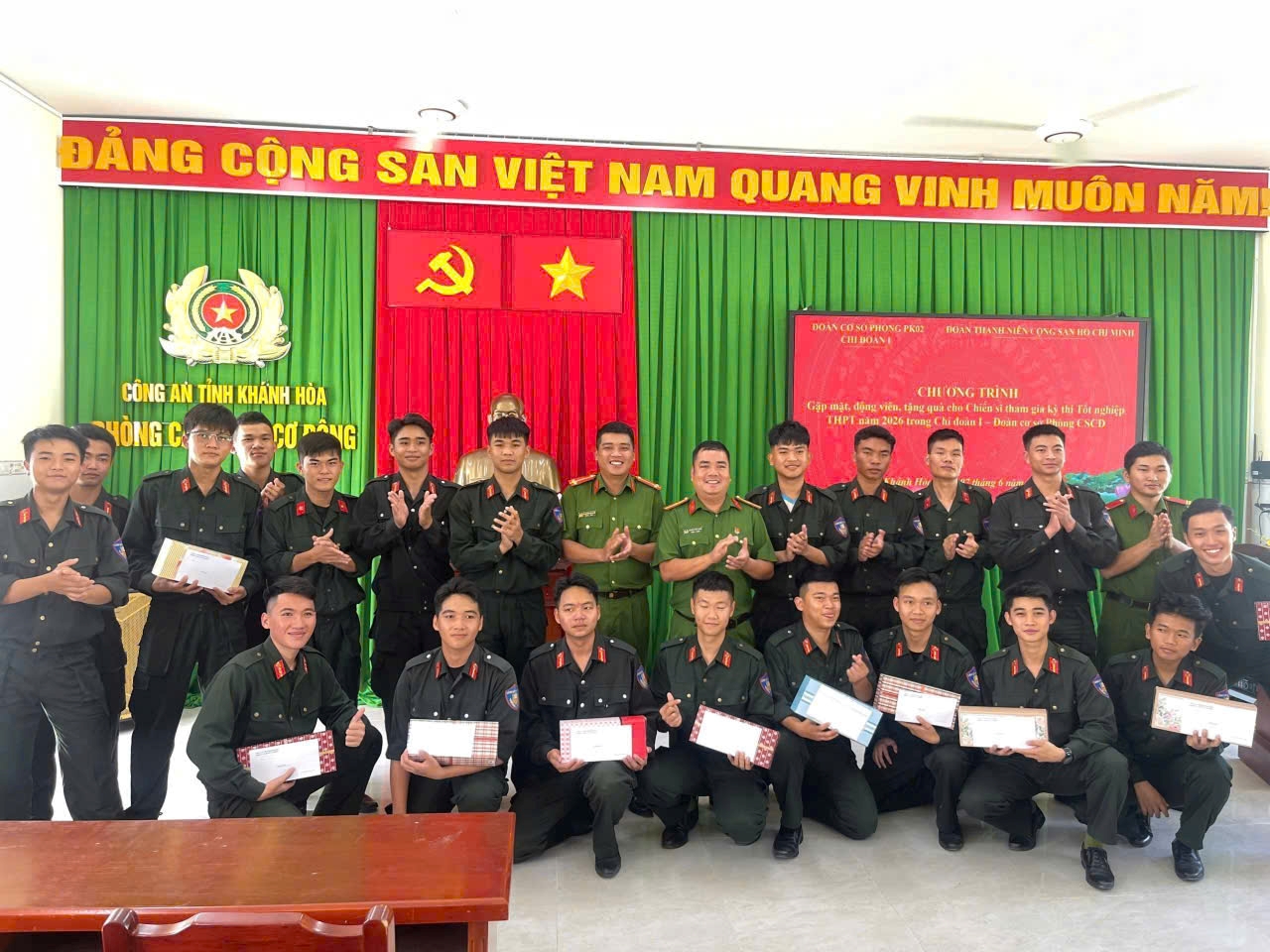 Đoàn Thanh niên Công an tỉnh Khánh Hòa triển khai có hiệu quat hoạt động đồng hành cùng Chiến sĩ nghĩa vụ chinh phục kỳ thi tuyển sinh xét tuyển vào các trường Công an nhân dân năm 2026