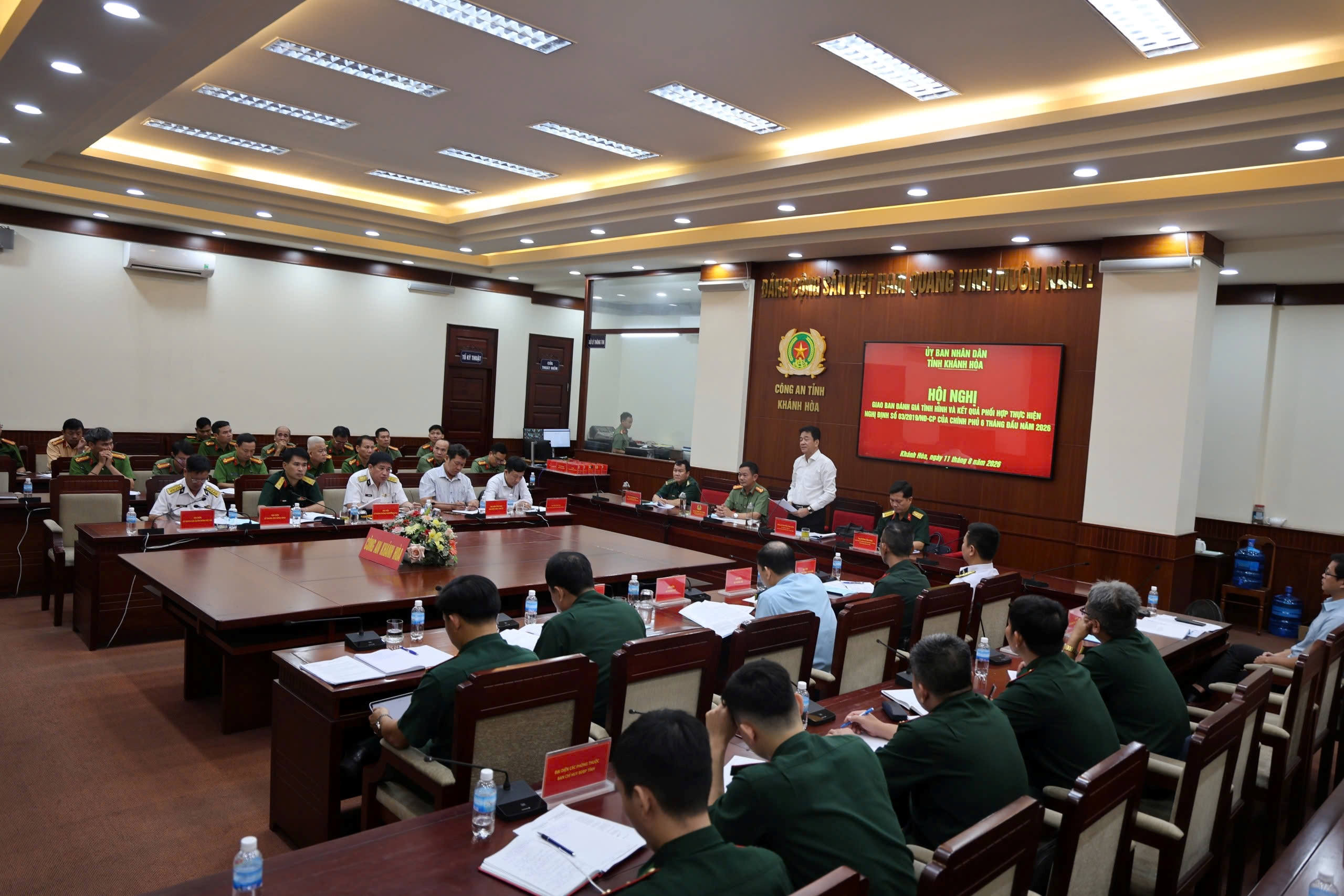 Công an - Quân sự - Biên phòng giao ban 6 tháng đầu năm 2026