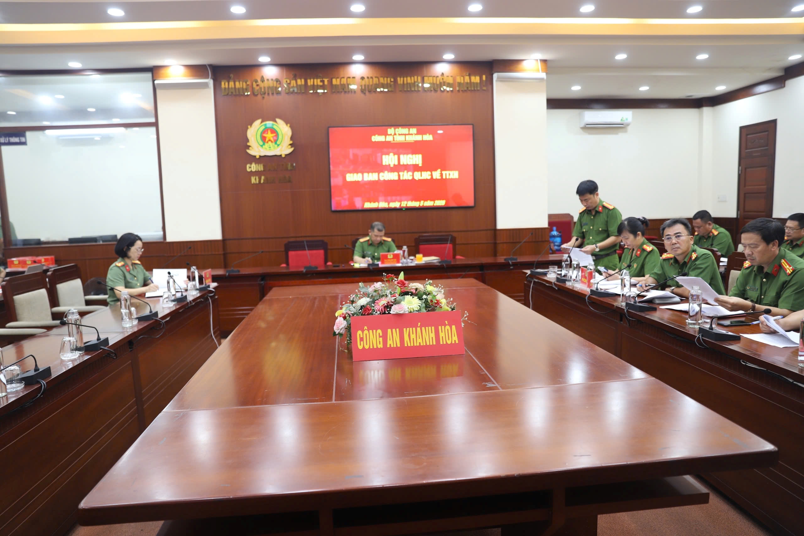 Hội nghị giao ban công tác quản lý hành chính về trật tự xã hội tháng 5/2026
