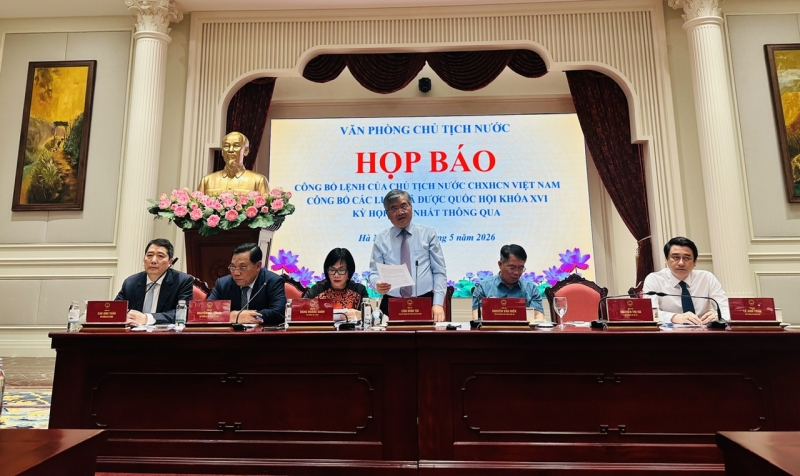 Công bố 9 luật vừa được Quốc hội khóa XVI thông qua