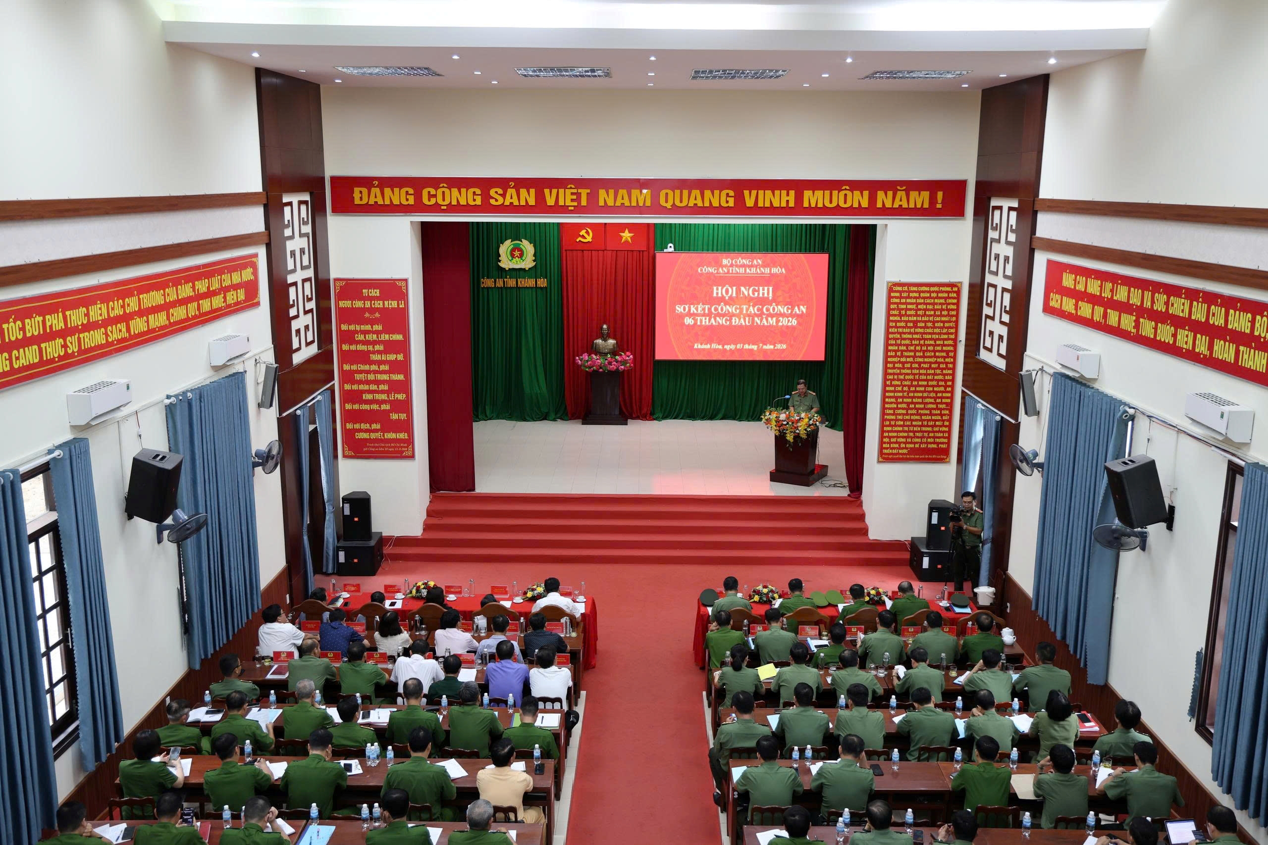 Công an Khánh Hòa: Sơ kết công tác Công an 6 tháng đầu năm 2026