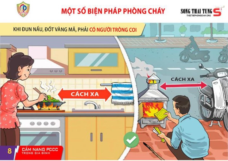 Hướng dẫn về phòng cháy, chữa cháy và cứu nạn, cứu hộ cho hộ gia đình