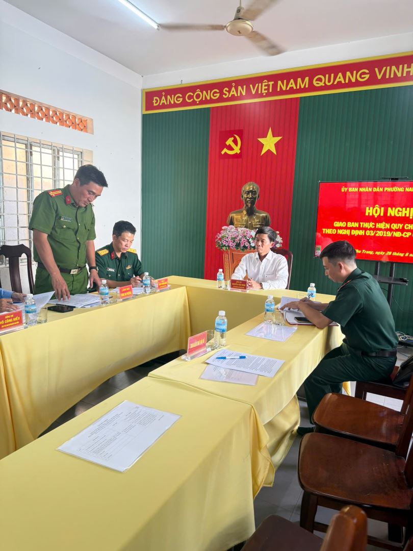 Các lực lượng họp thống nhất các quy chế phối hợp