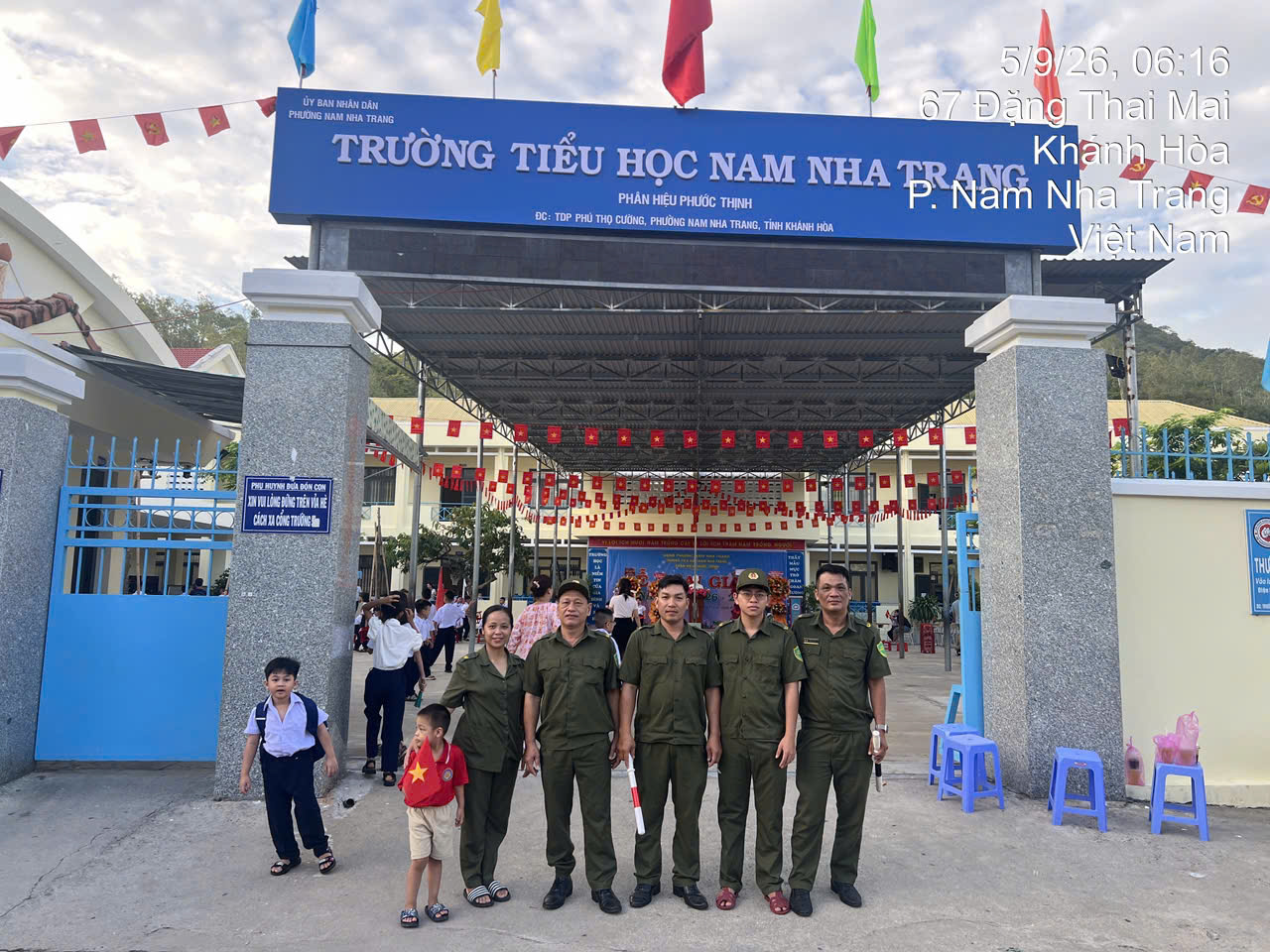 Lực lượng An ninh trật tự tại cơ sở đảm bảo an ninh trật tự Lễ khai giảng