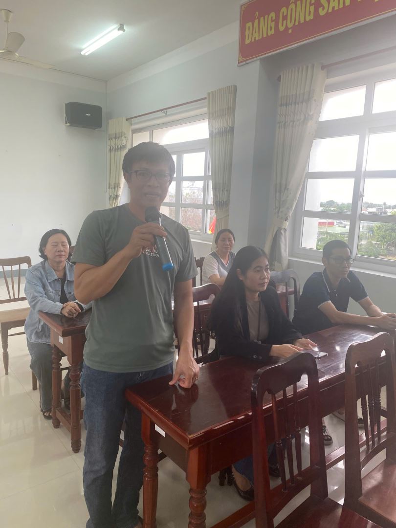 Đại diện các cơ sở phát biểu 