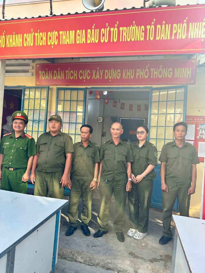 Triển khai lực lượng đảm bảo ANTT tại điểm bầu cử