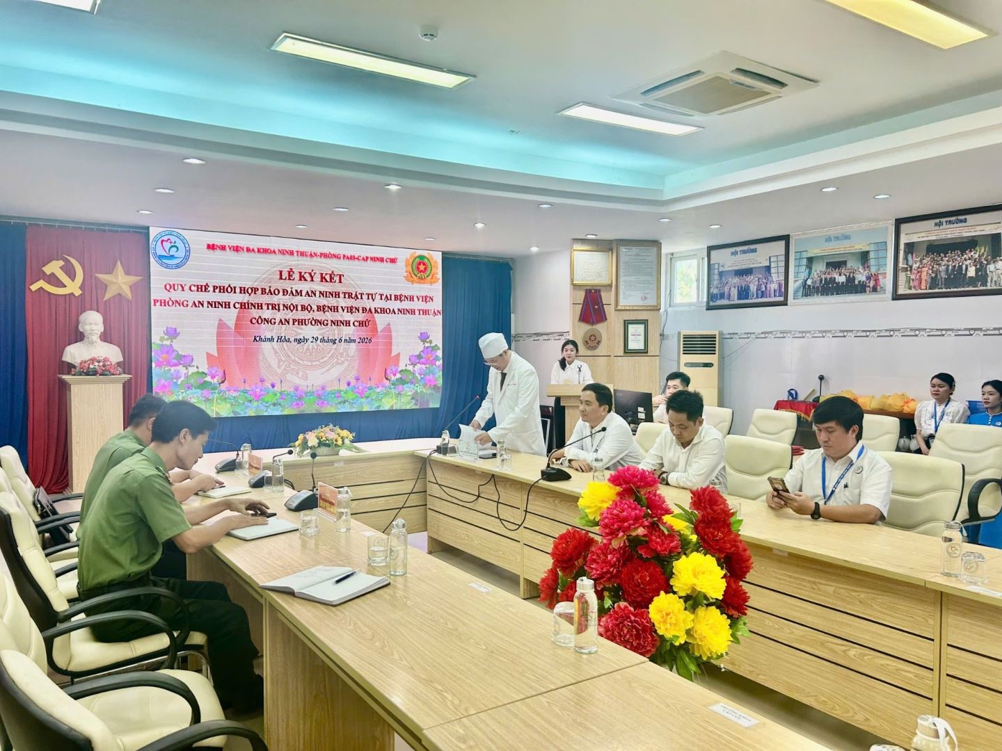 Buổi ký kết Quy chế phối hợp