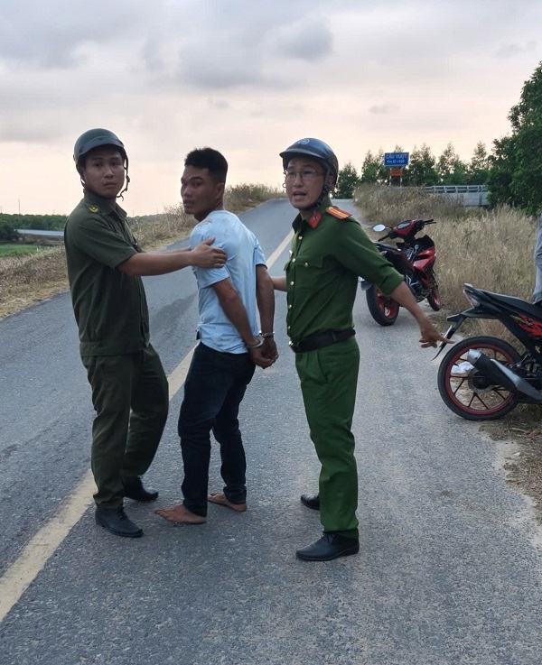 Công an xã Cam An Bắt đối tượng Bùi Đặng Châu