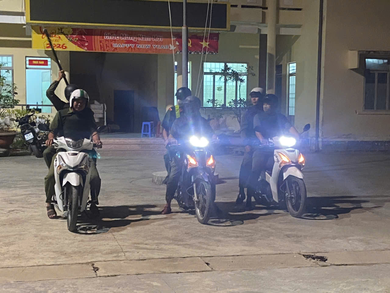 Lực lượng ANTT cơ sở tham gia tuần tra bảo đảm ANTT trên địa bàn