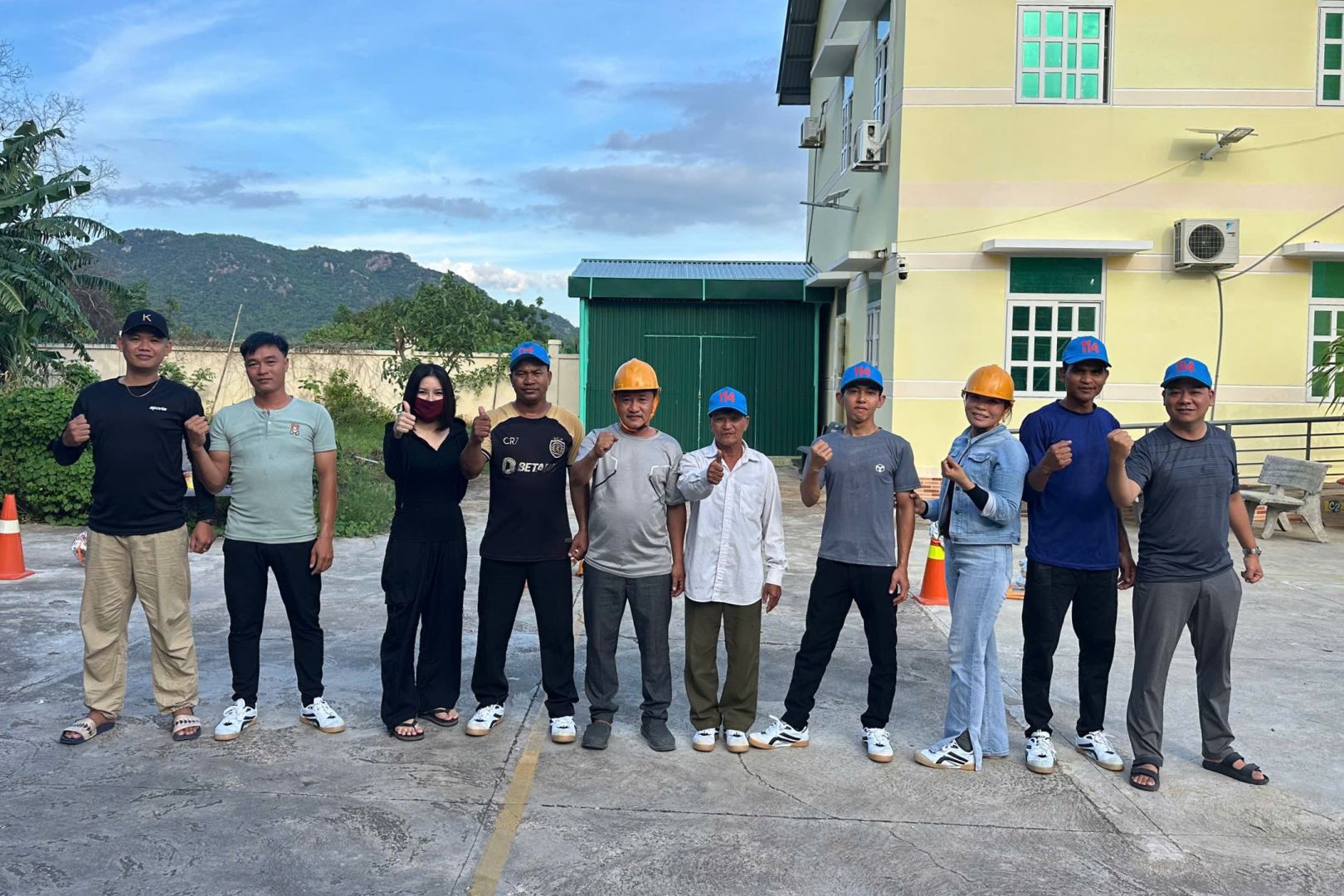 Các thành viên Tổ liên gia an toàn PCCC thôn Phú Thạnh, đại diện UBND xã Mỹ Sơn tham gia Hội thi cấp tỉnh năm 2026.