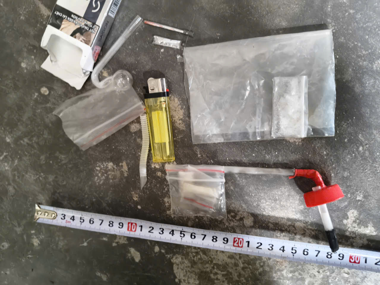Tang vật liên quan đến vụ việc