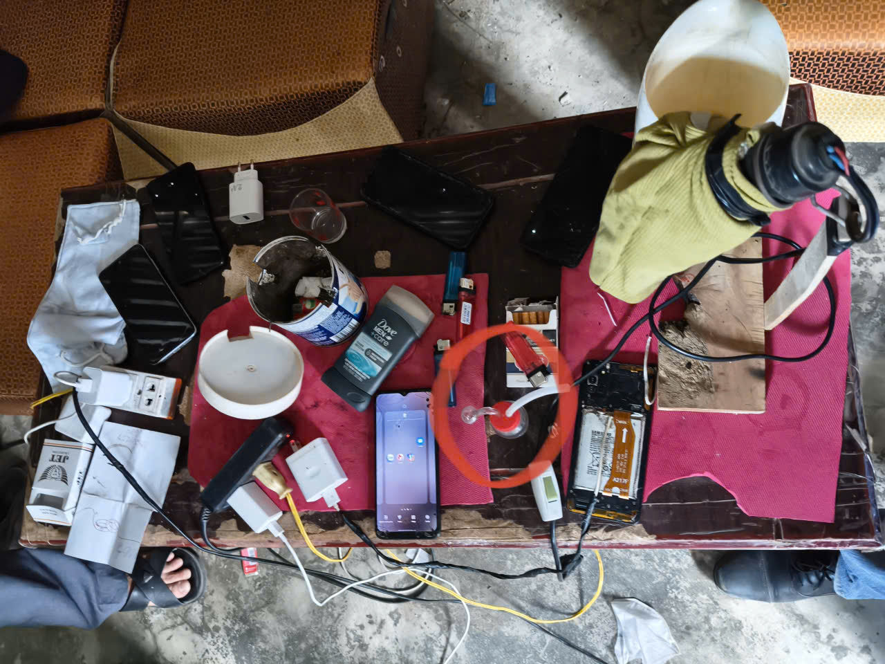 Các đối tượng vi phạm