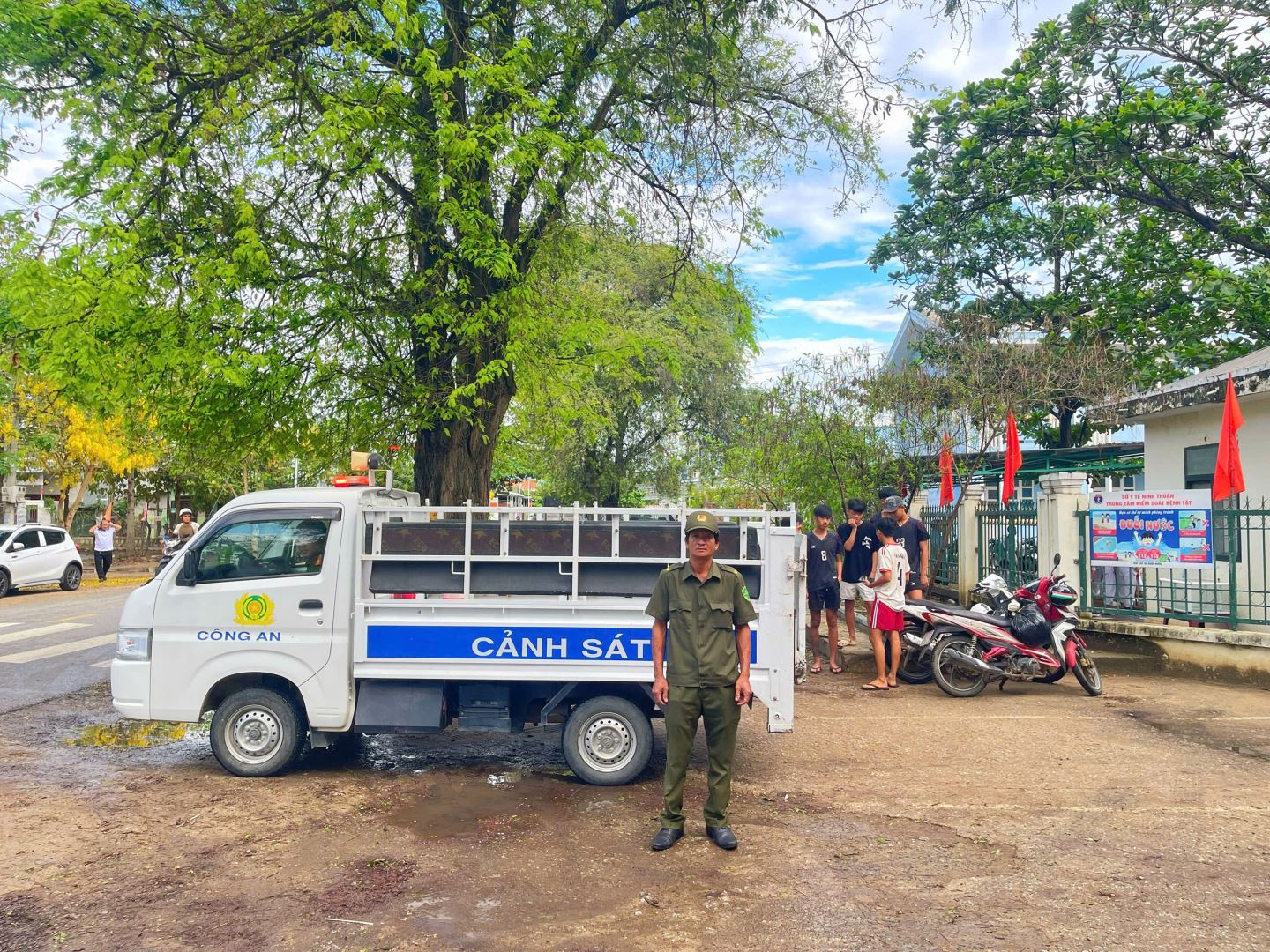Lực lượng ANCS đảm bảo trật tự tại đại hội