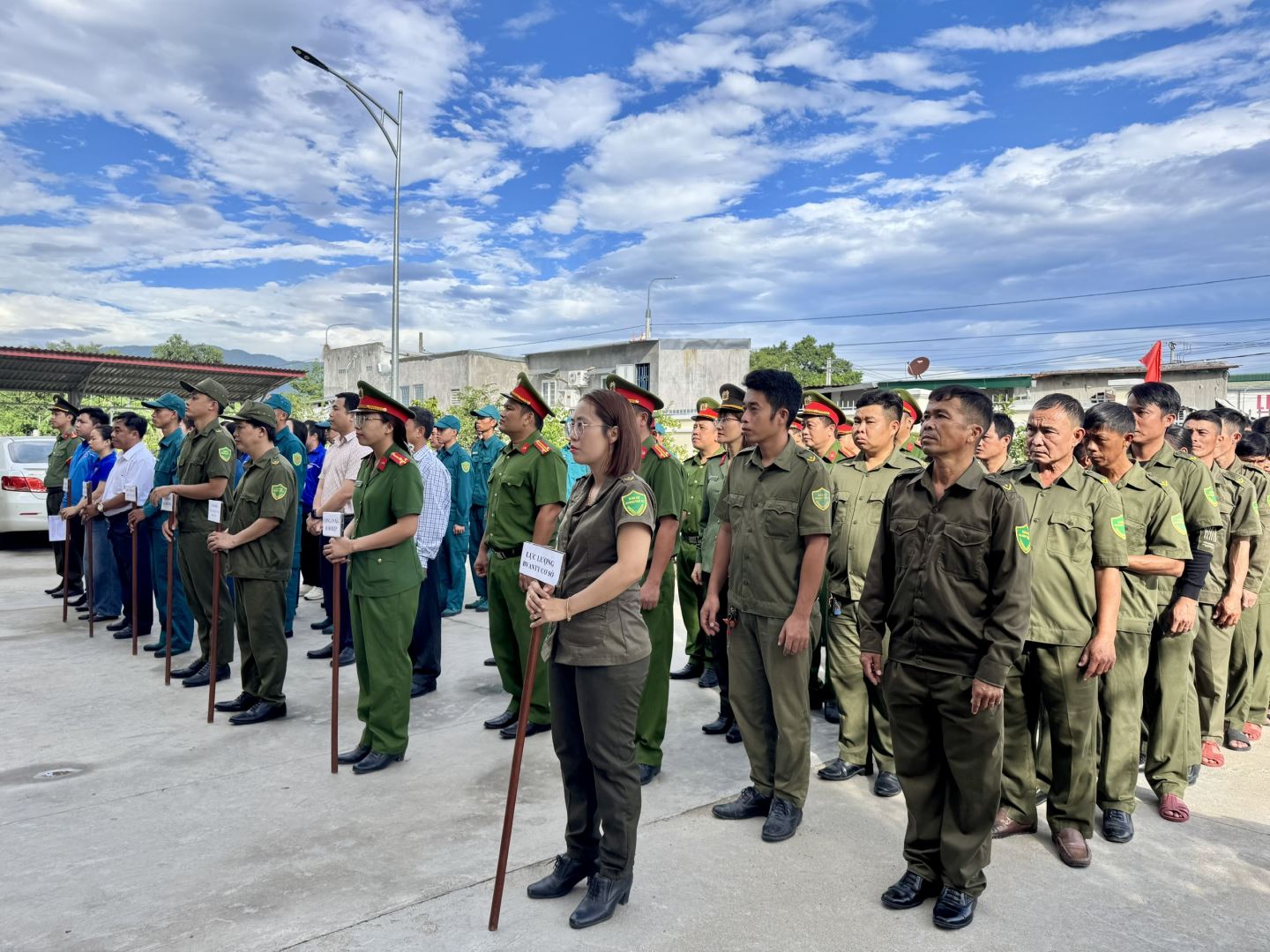 Toàn cảnh Lễ mít tinh hưởng ứng Tháng hành động phòng, chống ma túy năm 2026 tại xã Suối Hiệp