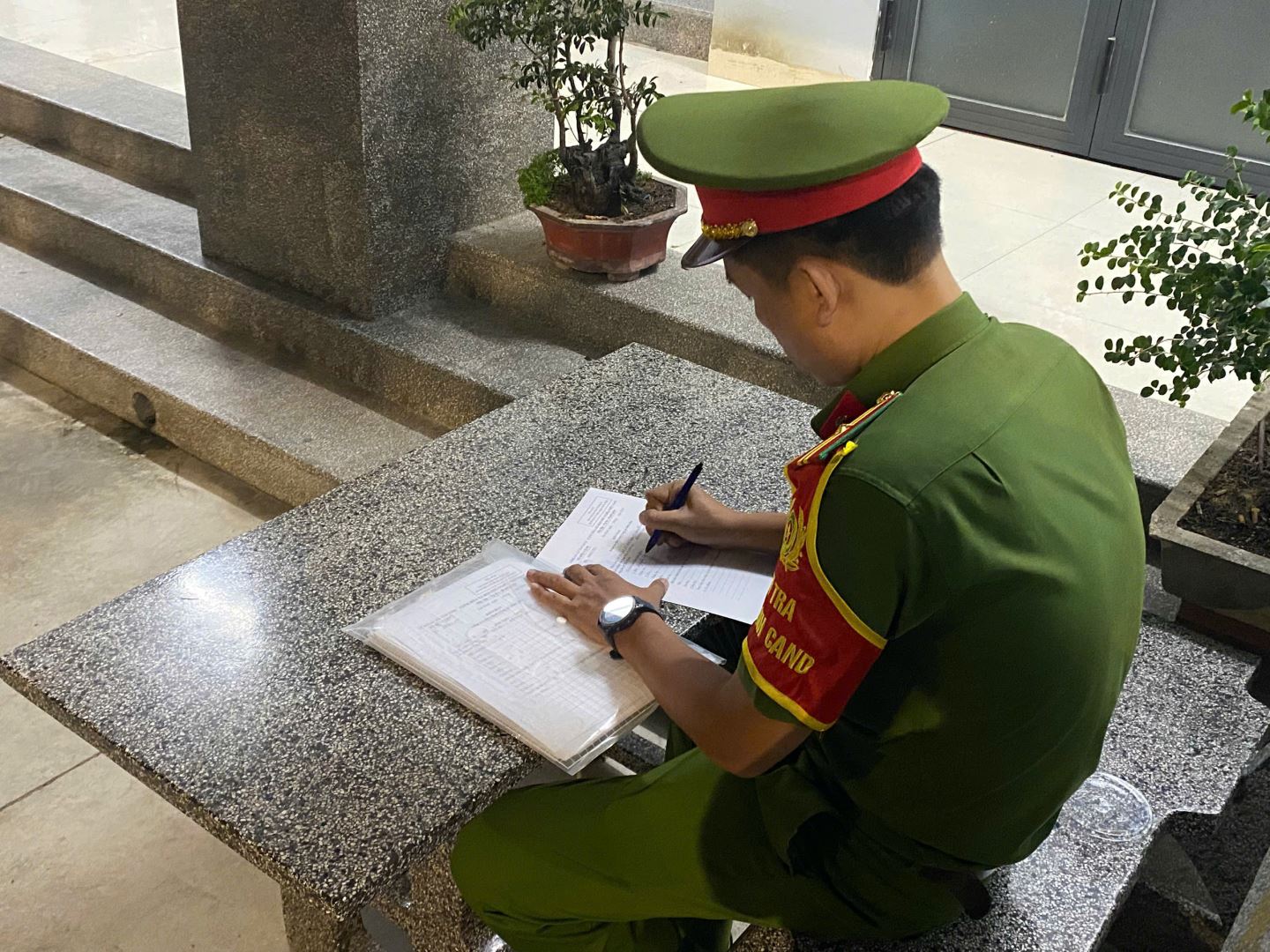 Tổ điều lệnh lập biên bản kiểm tra