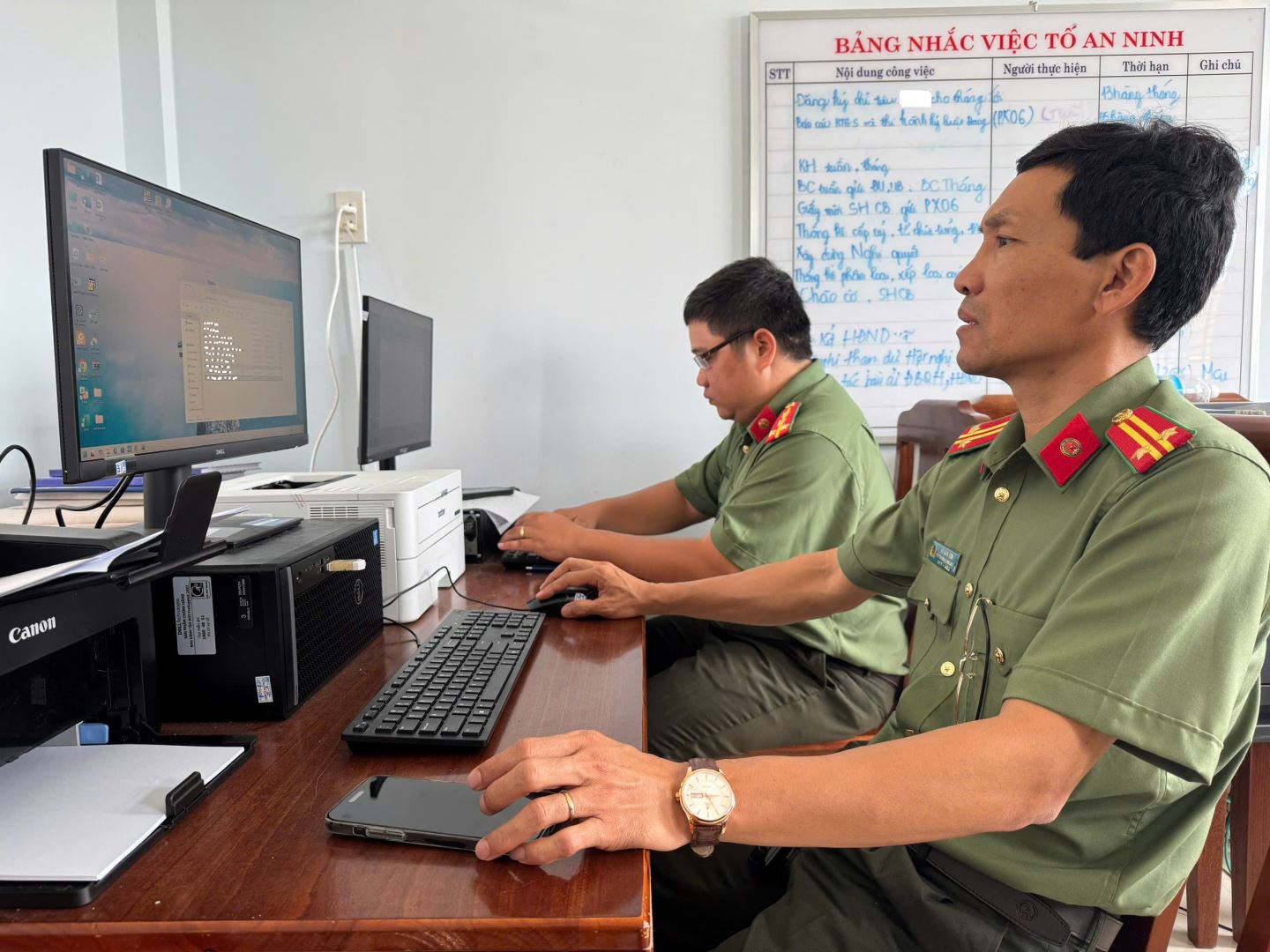 Triển khai chuyển đổi số trong Công an xã